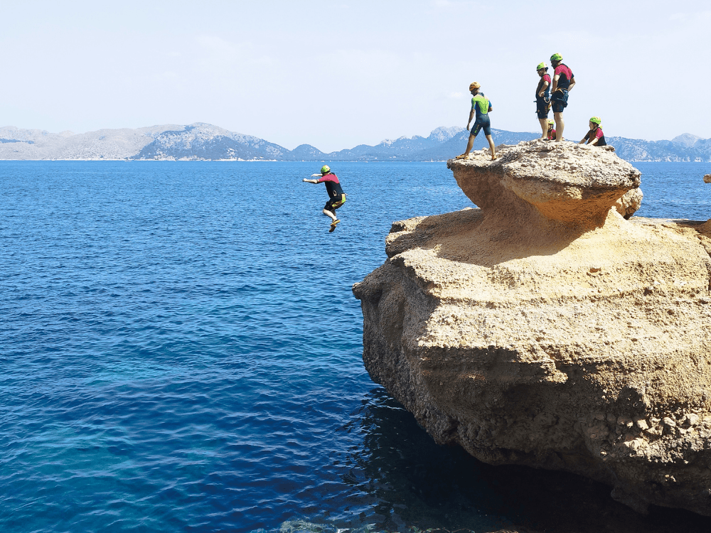 Cliffjumping alcudia